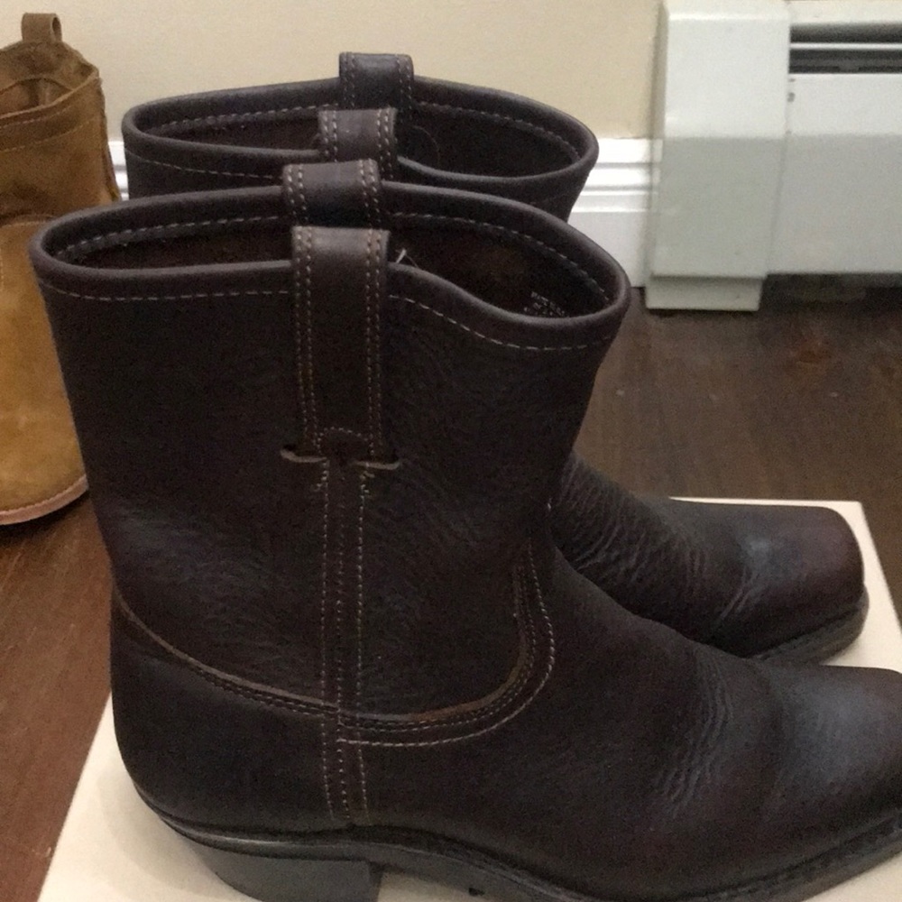 Frye boots.